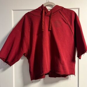 Gymshark Short sleeve cropped Hoodie